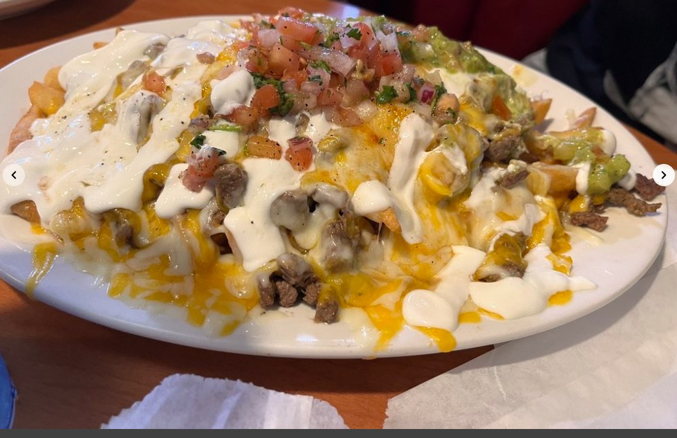 Loaded asada fries